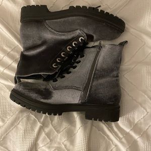 velvet boots